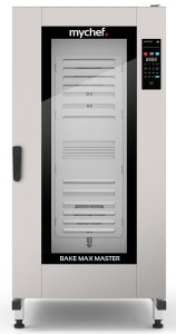Piec konwekcyjno-parowy gazowy | z wózkiem | piekarniczo-cukierniczy | automatyczny system myjący | 16x600x400 |  70 kW | 230 V | Mychef BAKE MAX MASTER 16G | Resto Quality