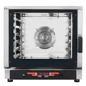 Piec konwekcyjno-parowy FED06 | 6xGN1/1 | 6x600x400 | sonda | 9 programów | 7,65kW | Resto Quality