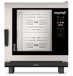Piec konwekcyjno-parowy elektryczny | piekarniczo-cukierniczy | automatyczny system myjący | 6x600x400 |  12,6 kW | 400 V | Mychef BAKE PRO 6E | Resto Quality