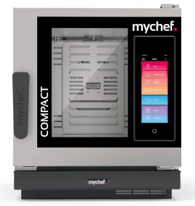 Piec konwekcyjno-parowy elektryczny | automatyczny system myjący | 6xGN1/1 | 7,3 kW | 400 V | Mychef iCook Compact 061E | Resto Quality