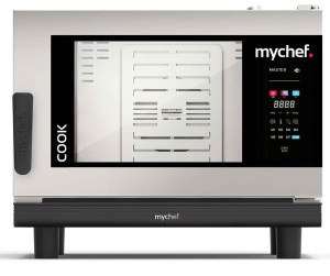 Piec konwekcyjno-parowy elektryczny | automatyczny system myjący | 4xGN1/1 | 6,3 kW | 400 V | Mychef COOK MASTER 041E TSC | System TSC - najwyższa stabilność temperatury | Resto Quality