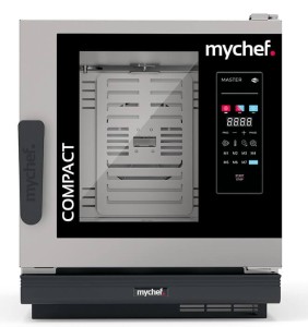 Piec konwekcyjno-parowy elektryczny | automatyczny system myjący | 6xGN1/1 | 7,3 kW | 400 V | Mychef Cook MASTER Compact 061E TSC | System TSC - najwyższa stabilność temperatury | Resto Quality