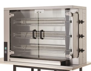 Rożen | opiekacz do kurczaków gazowy | wsad 15 kurczaków CRG3 | Resto Quality