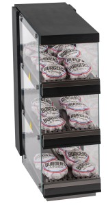 Podgrzewacz do burgerów | witryna grzewcza | trzy półki | 1,29 kW | 350x739x952 mm | RQBIN353 | Resto Quality