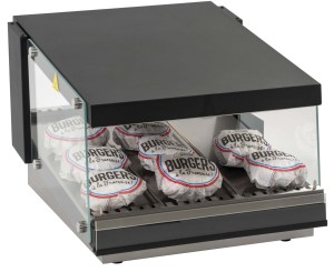 Podgrzewacz do burgerów | witryna grzewcza | jedna półka | 0,49 kW | 550x707x430 mm | RQBIN551 | Resto Quality