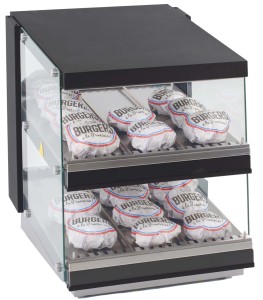 Podgrzewacz do burgerów | witryna grzewcza | dwie półki | 0,98 kW | 550x707x691 mm | RQBIN552 | Resto Quality