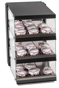 Podgrzewacz do burgerów | witryna grzewcza | trzy półki | 1,47 kW | 550x739x952 mm | RQBIN553 | Resto Quality