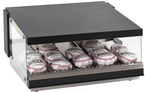 Podgrzewacz do burgerów | witryna grzewcza | jedna półka | 0,58 kW | 800x707x430 mm | RQBIN801 | Resto Quality