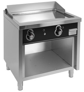 Płyta grillowa gazowa | płyta gładka | chromowana | 15,5 kW | RQT7508ECR | linia 750 | Resto Quality