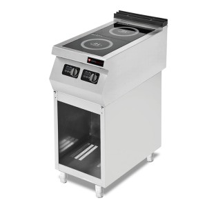 Kuchnia indukcyjna | 2-palnikowa | 6 kW | 230V | podstawa otwarta | linia 700 | RQ.PLS.7IND010 | Resto Quality