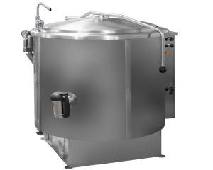 Kocioł warzelny gazowy z grzaniem pośrednim | opcja mieszadła |  31,5 kW | 200 l | 1070x1140x900 mm | RQK-200GR | Resto Quality