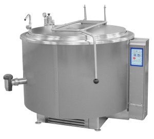 Kocioł warzelny gazowy z grzaniem pośrednim | opcja mieszadła | 48 kW | 300 l | 1320x1330x940 mm | RQK-301GR | Resto Quality