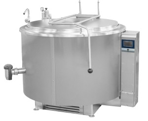 Kocioł warzelny elektryczny z grzaniem pośrednim | opcja mieszadła | 42 kW | 400 V | 400 l | 1320x1330x1070 mm | RQK-405ER | Resto Quality