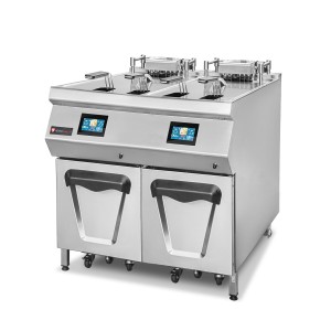 Frytownica automatyczna elektryczna | filtr oleju |  ekran dotykowy | 60 kW | 2x 25l | RQ.PLS.ODFE.020 | Resto Quality
