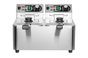 Frytownica elektryczna RQF4L2 | podwójna | 2x 4 l | 2x 2,5 kW | Resto Quality