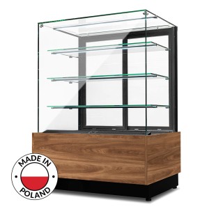 Witryna cukiernicza chłodnicza Dolce Visione Basic 1300 | 1300x670x1300 mm | Resto Quality