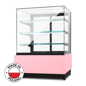 Witryna cukiernicza chłodnicza Dolce Visione Premium 1300 | 1300x670x1300 mm | Resto Quality