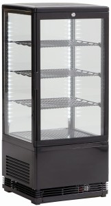 Witryna chłodnicza | cukiernicza | nablatowa | RT82BE (RT80B RT79 Black) | Resto Quality