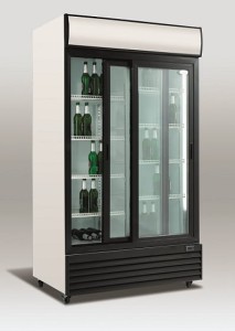 Szafa chłodnicza przeszklona RQ1100SL | 1000l | drzwi przesuwne (SD1001SL) | Resto Quality