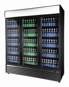 Szafa chłodnicza przeszklona RQ1500H-BLACK| 1600l | Resto Quality