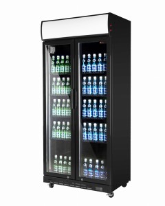 SZAFA CHŁODNICZA PRZESZKLONA RQ880H-BLACK | 590 L | (SD881HE) | Resto Quality