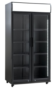 Szafa chłodnicza przeszklona SD881BHE| 2-drzwiowa | drzwi skrzydłowe | 569 l | Resto Quality