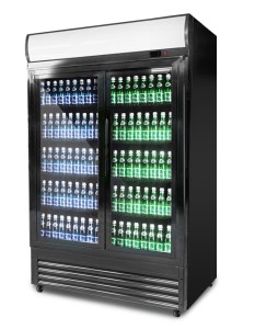 Szafa chłodnicza przeszklona RQ1300SL | 2-drzwiowa | drzwi przesuwne | 880 l | 1295x695x1990 mm | Resto Quality