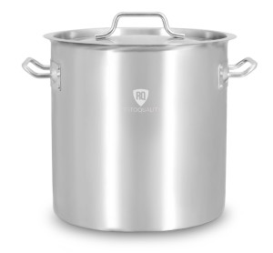 Garnek ze stali nierdzewnej z podziałką 25,7 l | 320x320 m | z pokrywką RQ13232 | Resto Quality