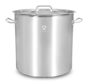 Garnek ze stali nierdzewnej z podziałką 50,2 l | 400x400 mm | z pokrywką RQ14040 | Resto Quality