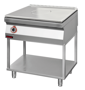 Solid Top gazowy chromowany 800 mm na podstawie szkieletowej | 700.KG/I-800.T, Kromet