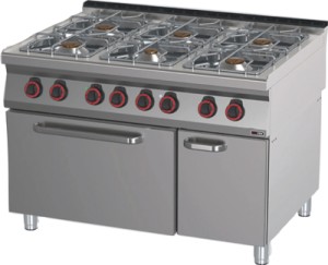 SPT 90/120 - 21 G ﻿Kuchnia gazowa z piekarnikiem elektrycznym | REDFOX