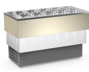Statyczny dystrybutor do lodów CARRARA 10 cream