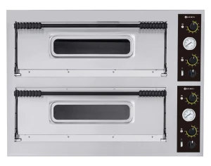 Piec do pizzy Basic XL 66, HENDI, 2 komory, 400V/18000W, 1365x955x(H)745mm