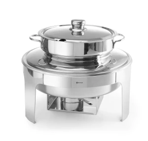Soup chafing dish mirror finish, HENDI, Profi Line, 10L, ⌀420x(H)380mm
