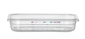 Pojemnik GN 1/3 HACCP, HENDI, GN 1/3, 2,5L, transparentny, 325x176x(H)65mm