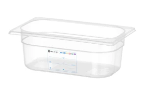 Pojemnik GN 1/4 HACCP, HENDI, GN 1/4, 2,8L, transparentny, 265x162x(H)100mm