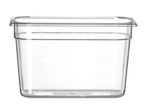 Pojemnik GN 1/3 z poliwęglanu, HENDI, Profi Line, GN 1/3, 7,8L, transparentny, 325x176x(H)200mm