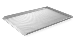 Blacha wypiekowa, perforowana, z 3 rantami, HENDI, 600x400x(H)20mm