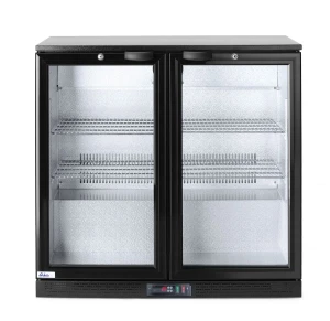 Lodówka barowa 2-drzwiowa, Arktic, 158L, czarny, 230V/160W, 900x530x(H)865mm