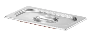 Pokrywka do pojemników GN z uszczelką silikonową, HENDI, Profi Line, GN 1/4, 265x162mm