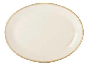 Talerz owalny, Fine Dine, Sand, 6 szt., 310x240mm