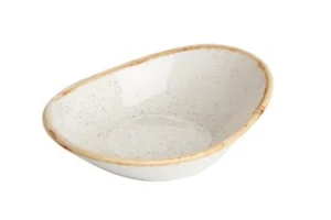 Mini naczynie owalne, Fine Dine, Sand, kremowy, 6 szt