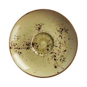 Spodek do cappuccino Olive, Fine Dine, zielony, 6 szt