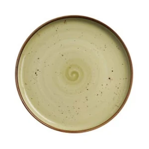 Talerz z wysokim rantem Olive, Fine Dine, zielony, 6 szt