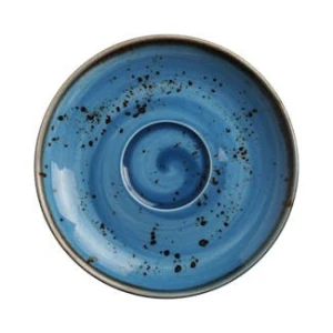 Spodek do espresso Iris, Fine Dine, niebieski, 6 szt