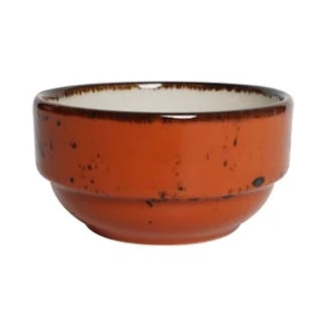Miska sztaplowana Dahlia, Fine Dine, pomarańczowy, 6 szt