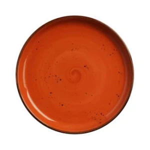 Talerz z wysokim rantem Dahlia, Fine Dine, pomarańczowy, 6 szt