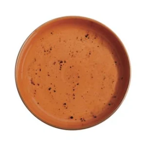 Miska płytka Dahlia, Fine Dine, pomarańczowy, 4 szt