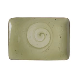 Talerz prostokątny Olive, Fine Dine, zielony, 6 szt