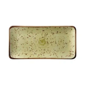 Talerz prostokątny Olive, Fine Dine, zielony, 6 szt